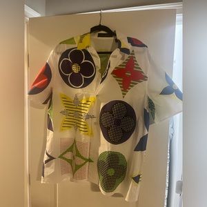 “LV” men’s shirt XL but runs small never worn